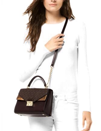 michael michael kors sloan medium top handle satchel
